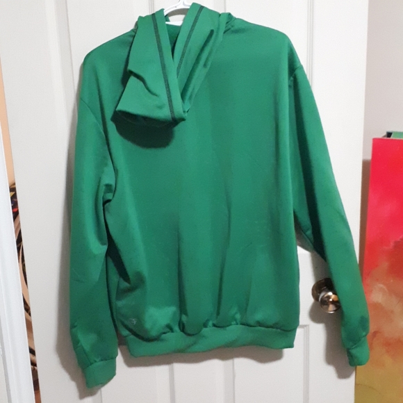 Puma Hoodie M Green textured pullover - Picture 2 of 4